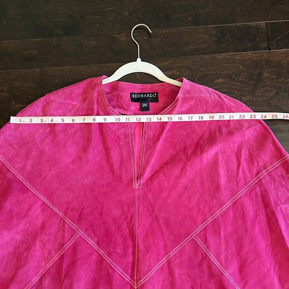 Bernardo leather poncho OS EUC - Picture 8 of 11